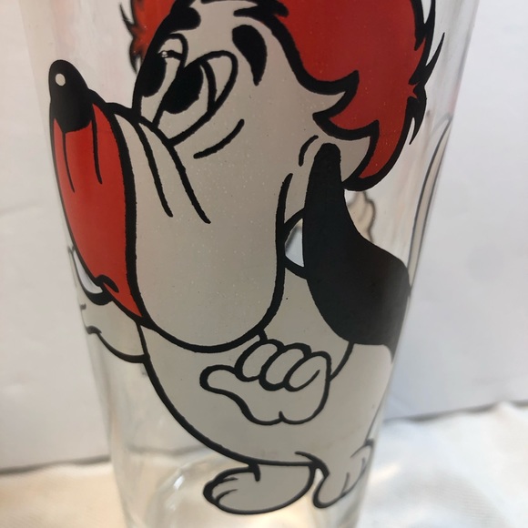 Vintage 1975 Droopy Pepsi Glasses 6.5” Tall - Picture 6 of 6